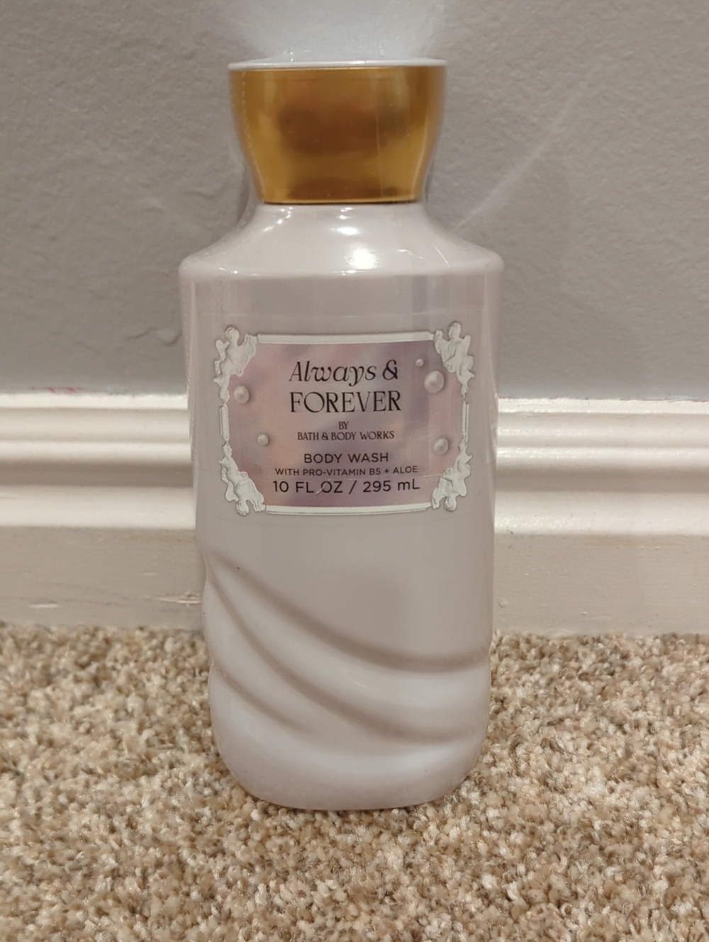 Bath & Body Works Always & Forever Body Wash — White with Gold Cap
